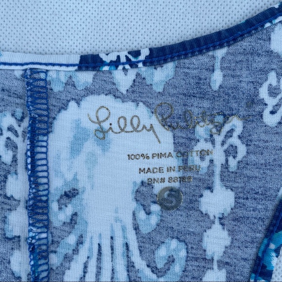 Lilly Pulitzer Melle Dress in Indigo "Get in Line Size Small - Picture 3 of 9